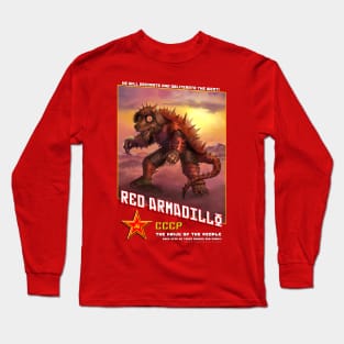 Red Armadillo Long Sleeve T-Shirt